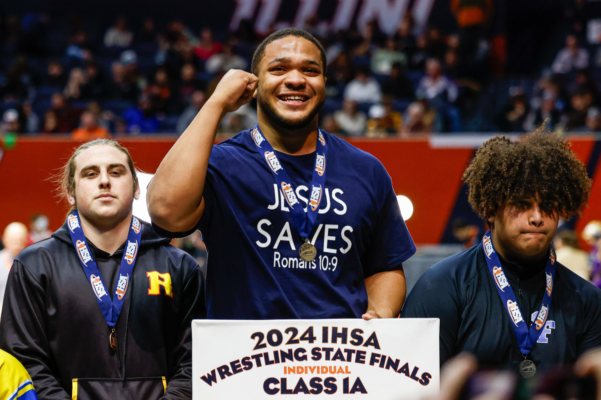 Illinois wrestling championships February 17 2024 Nate Latsch 25976